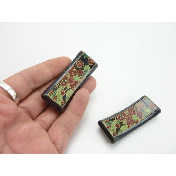 Vintage Japanese Chopstick Holder Set of 2 - Picture 3 of 3